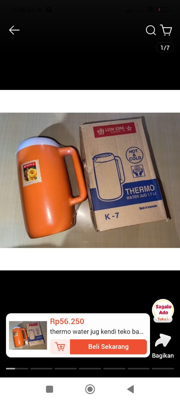 Thermos water jug 2.5 LT K13 eskan serbaguna
