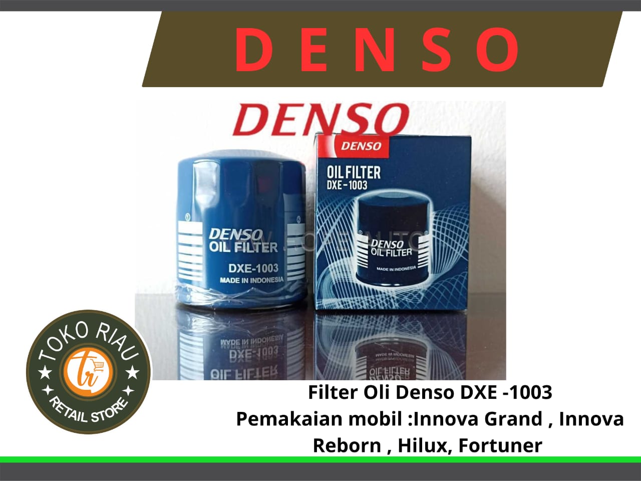 Saringan Oli / Filter Oil  Denso DXE - 1003 