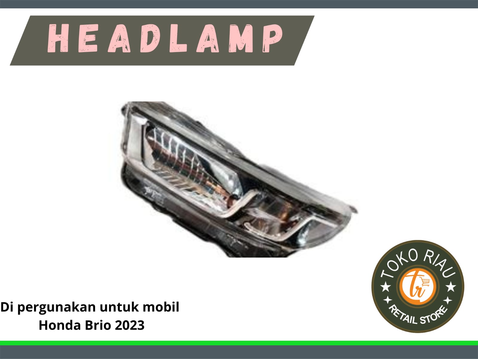 Headlamp untuk Honda brio tahun 2023 