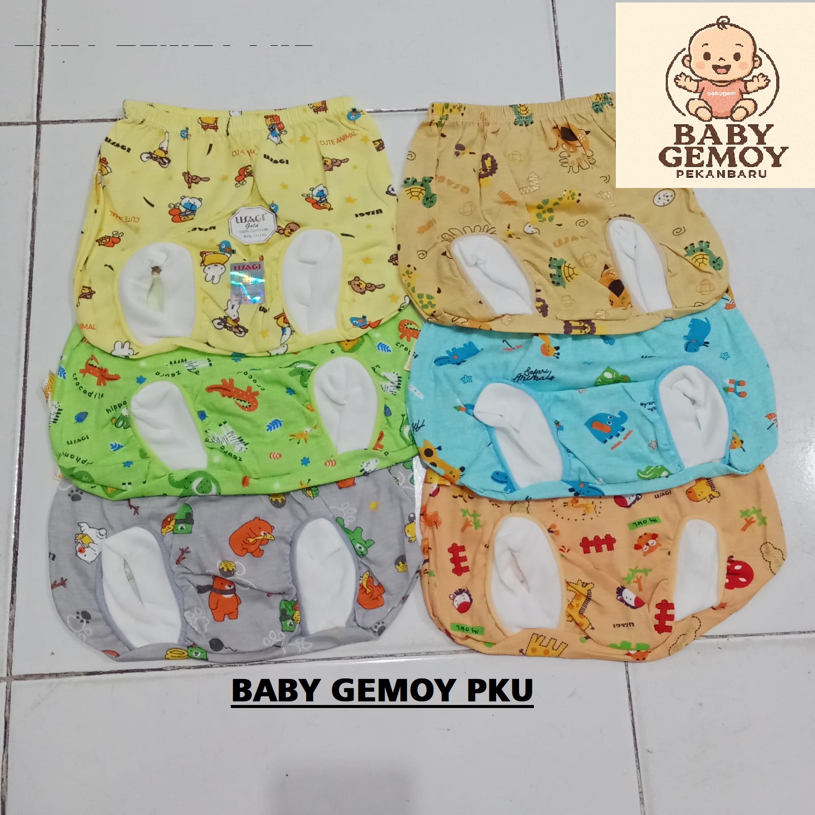 celana bayi / celana pop usagi gold warna isi 3 pcs 