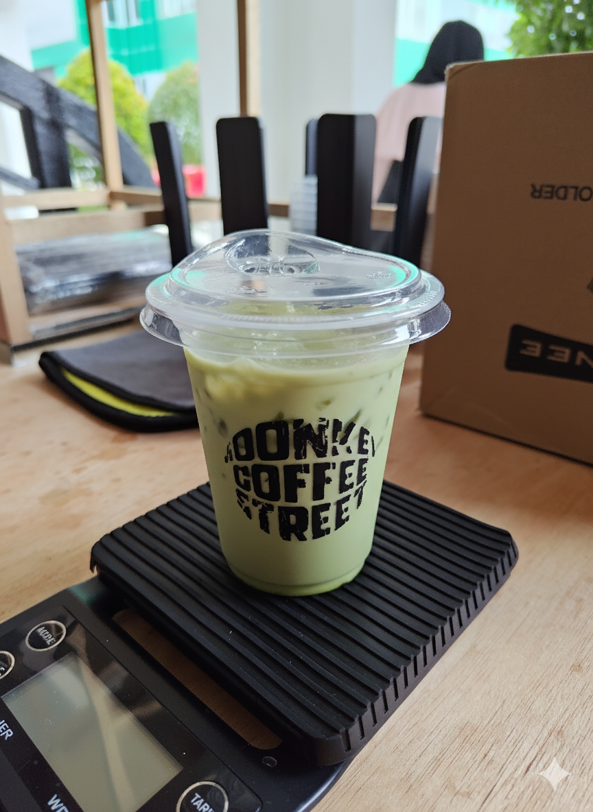 Green Tea × Coffee Moonkey 