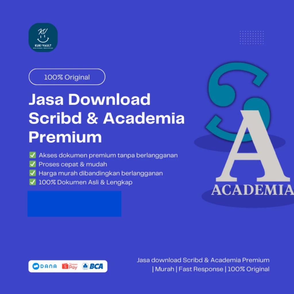 JASA DOWNLOAD SCRIBD & ACADEMIA PREMIUM