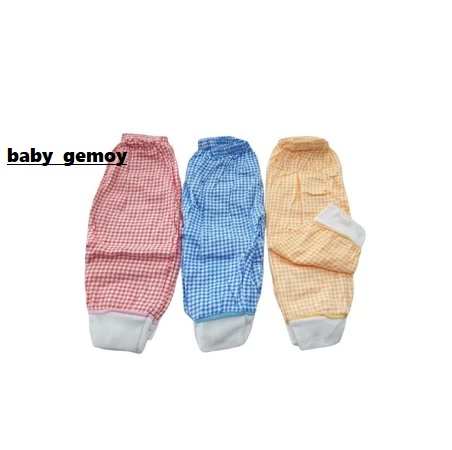 Usagi Celana Panjang Bayi Ukuran L Catur / Kotak Katun SNI 3 Pcs