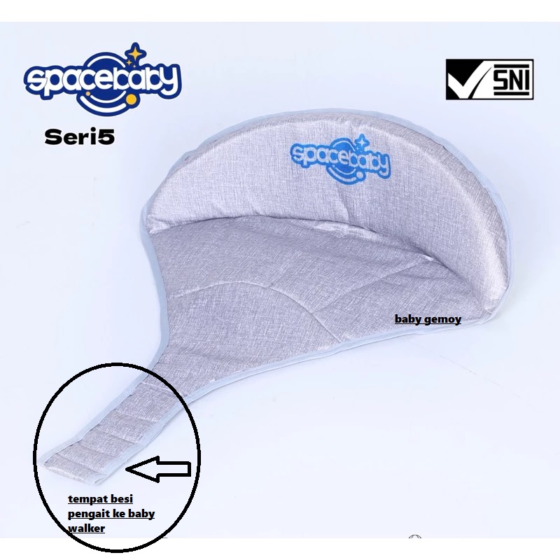 Jok Baby Walker Space Baby Seri 5 Busa Tebal