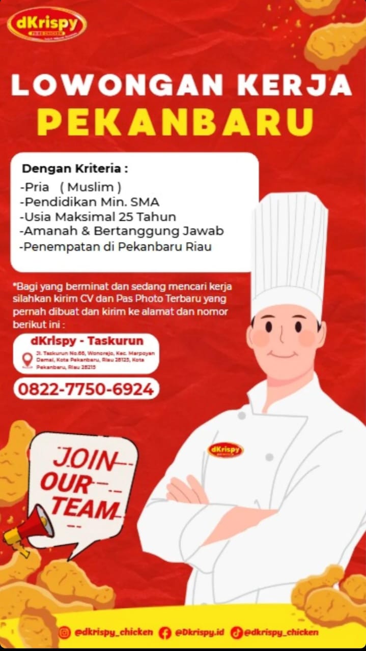 Lowongan kerja dKrispy
