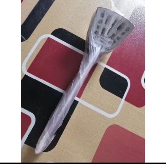 Spatula Tuner Slotted Gagang Stainless Stell