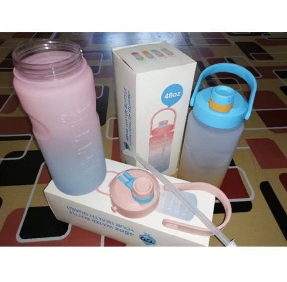 Botol Minum Viral Pelangi Botol MInum Motivasi