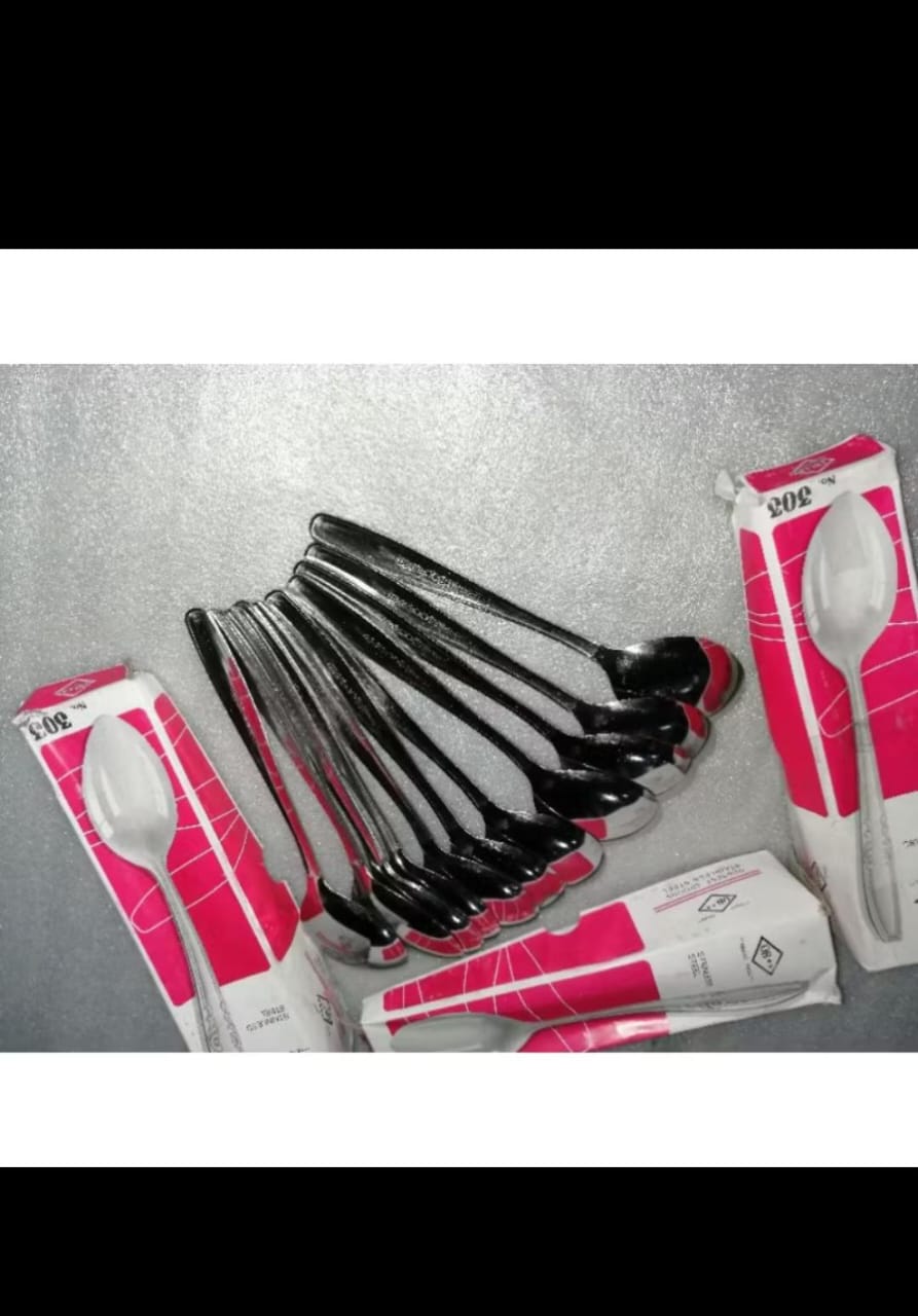 Sendok Makan Bahan Stainless Stell Tebal dan Tahan Lama