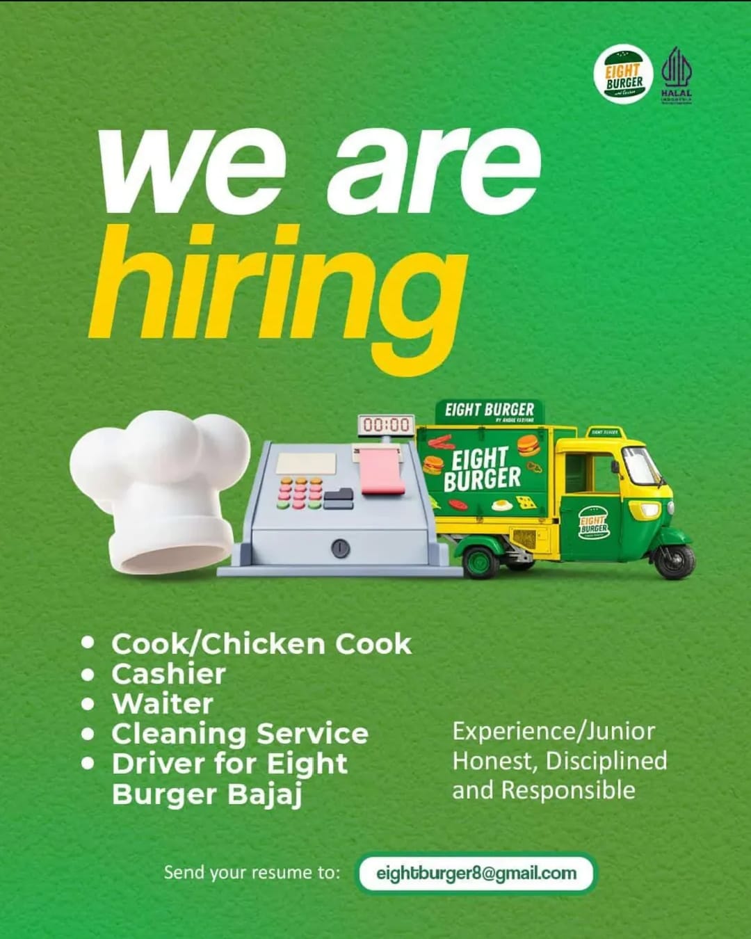 Lowongan Kerja Cook / Chiken Cook Pekanabru