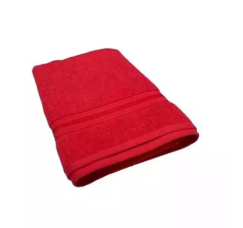 Merah Putih Handuk Bayi Merah Putih Polos Warna 50x100cm - Katun, Lembut, Daya Serap Tinggi