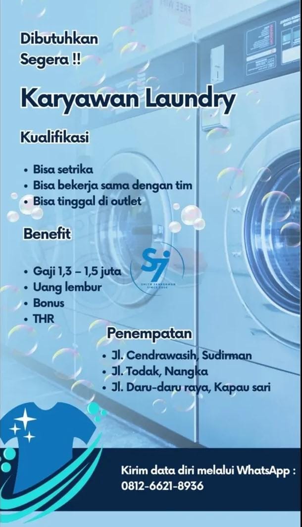 Lowongan Kerja Laundry Pekanbaru