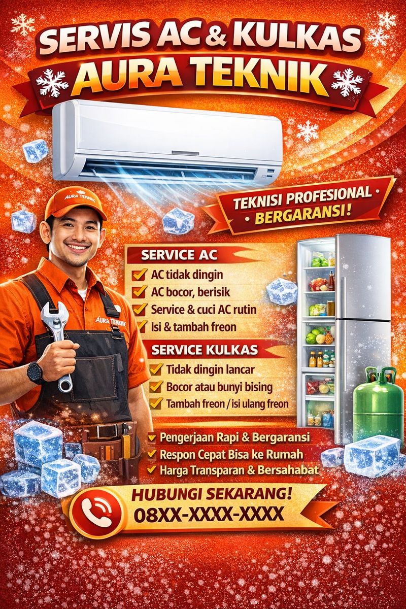 Aura Teknik AC Sigungung Pekanbaru