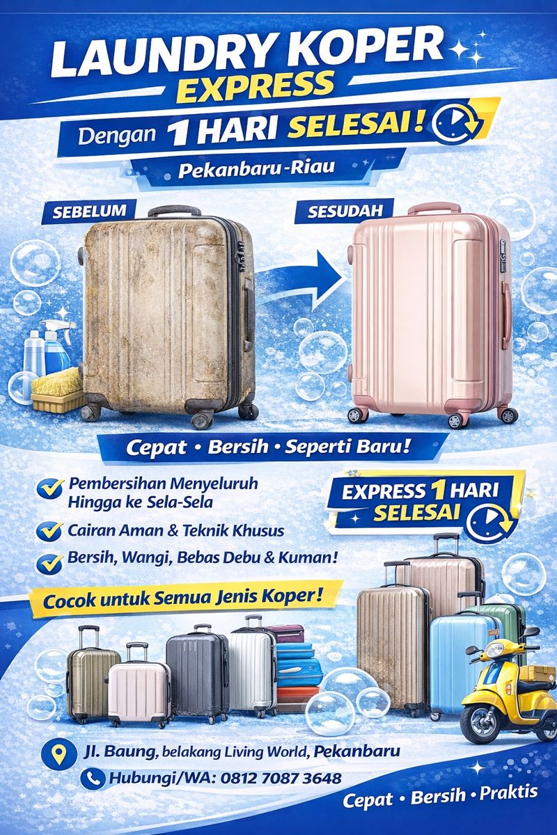Laundry Koper Express Pekanbaru Riau