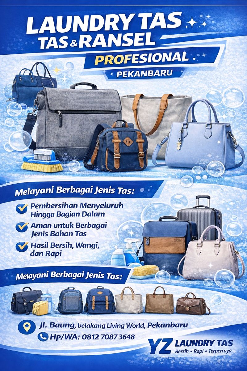 Laundry Tas/Ransel Pekanbaru