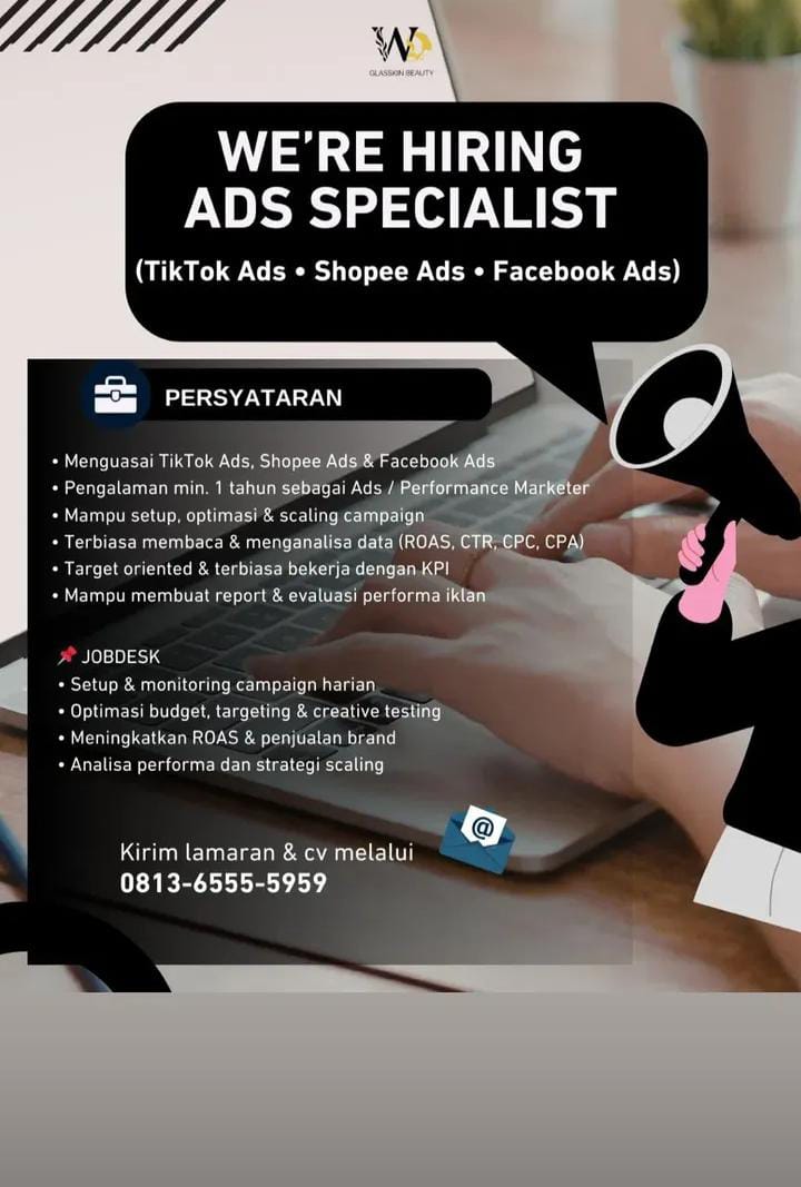 Lowongan Kerja Ads Specialist Pekanbaru