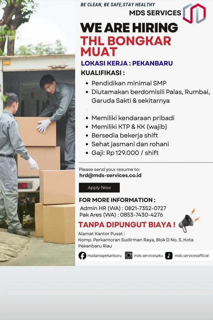 Lowongan Kerja Bongkar Muat Pekanbaru