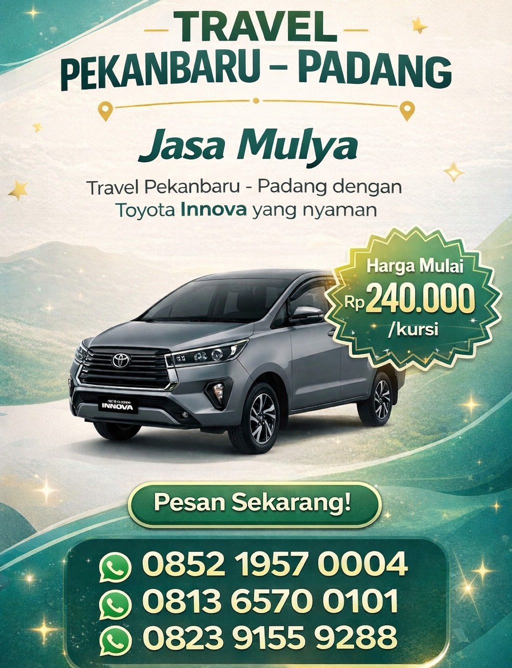 Travel Pekanbaru - Padang