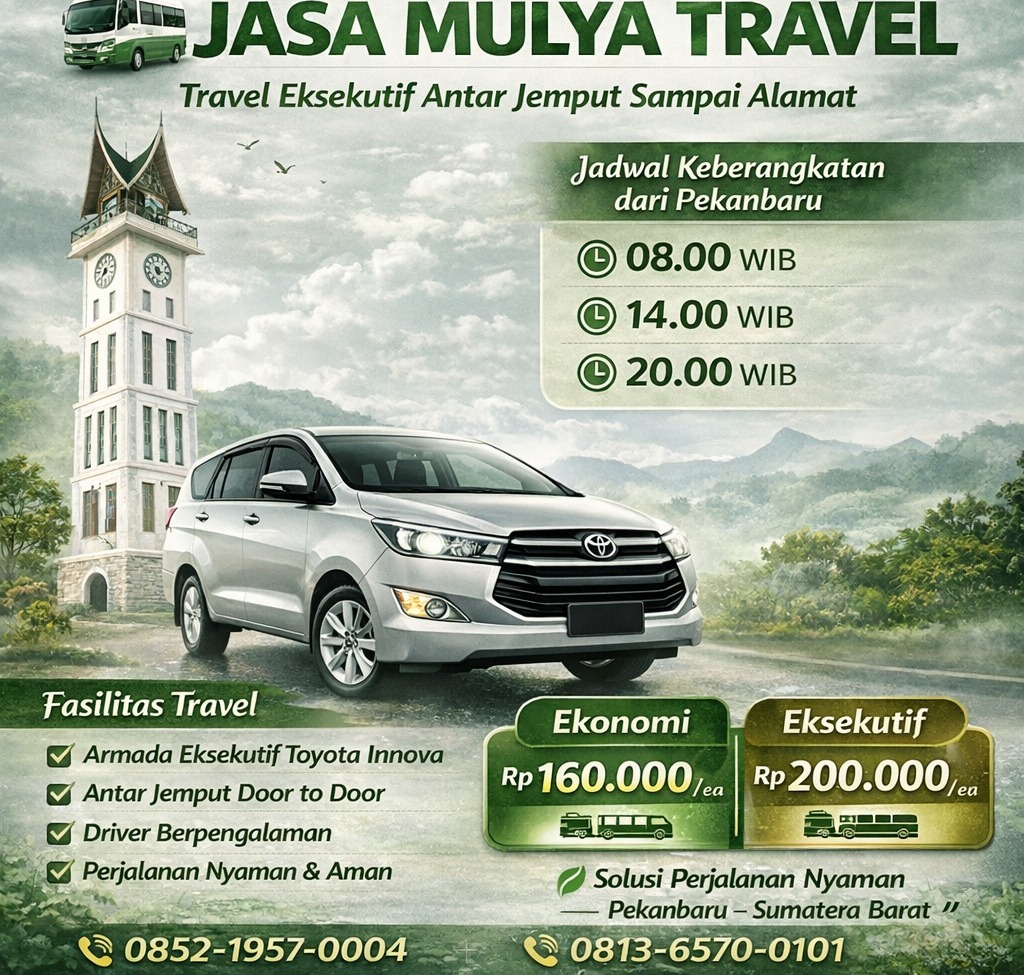 Travel Pekanbaru - Bukittinggi