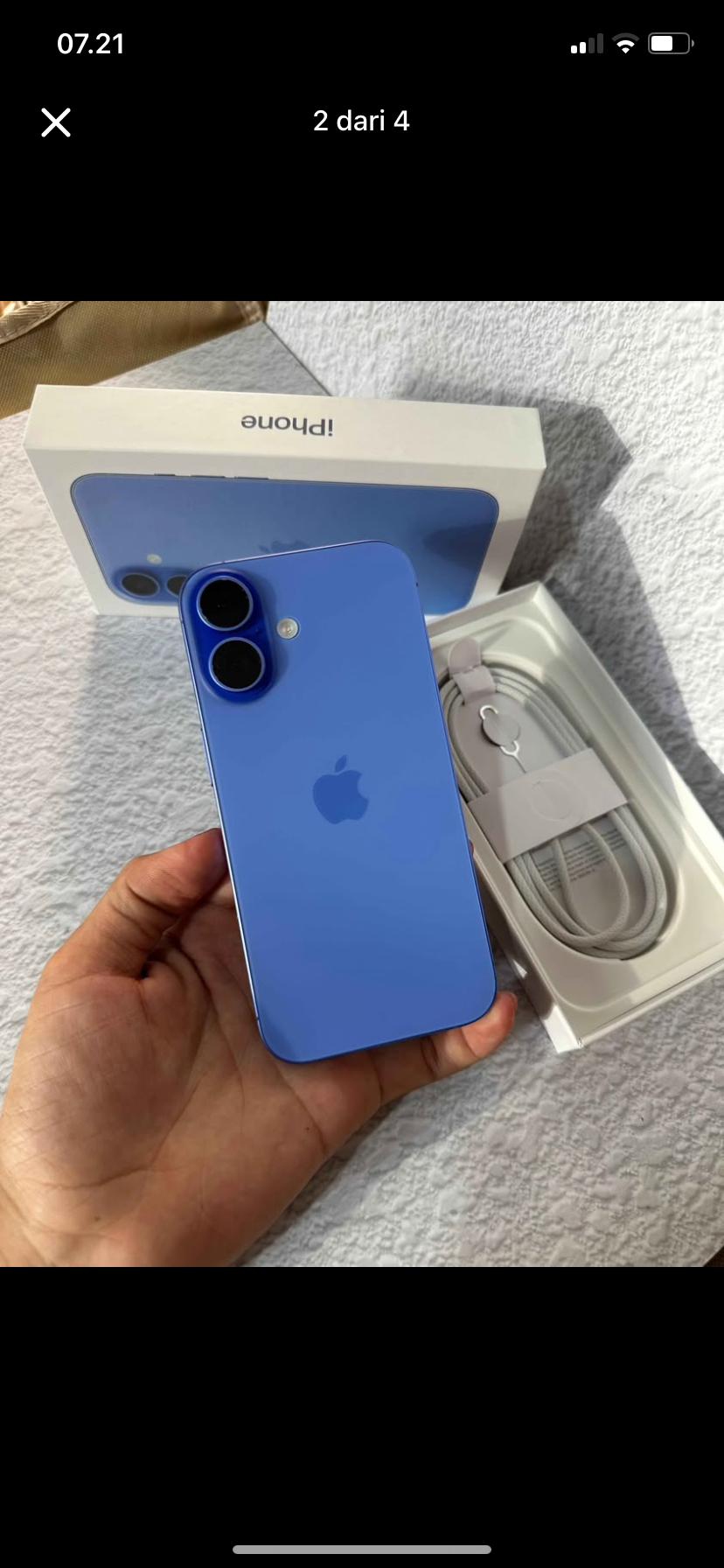Dijual IPhone 16 128GB - Pekanbaru