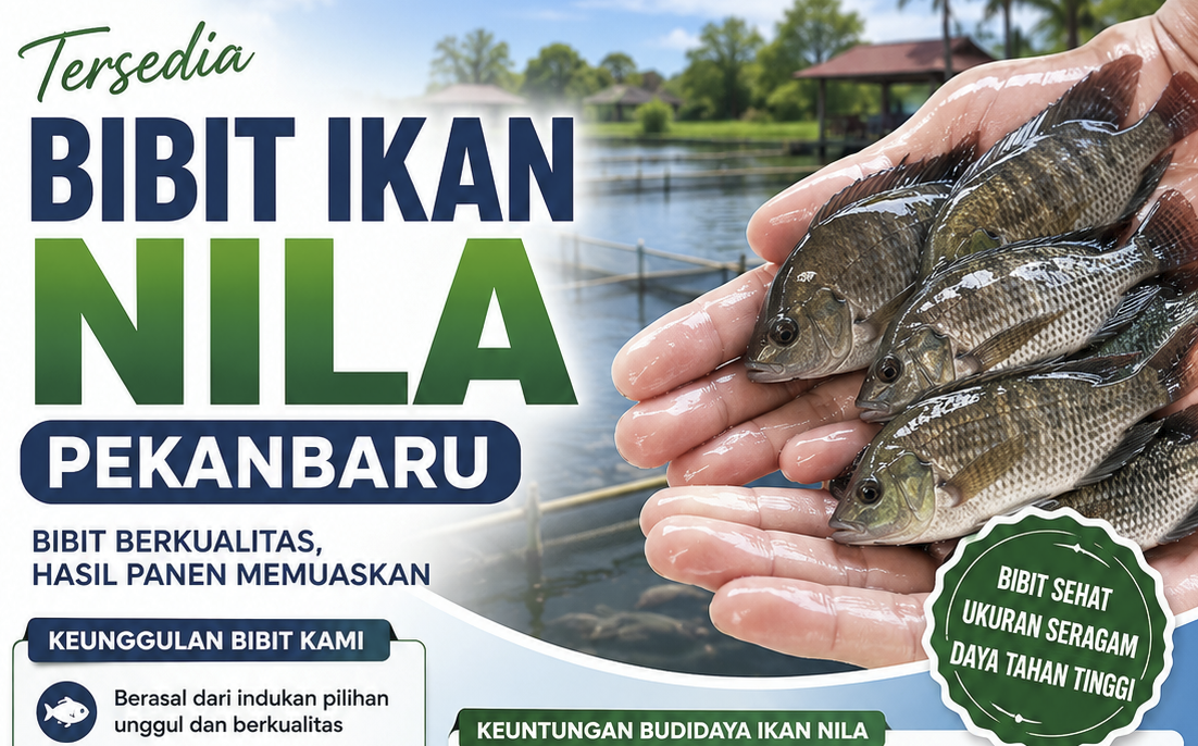 Jual Bibit Ikan Nila Pekanbaru Riau - Tambun Jaya Kartama