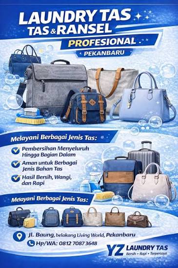 Laundry Tas/Ransel Pekanbaru