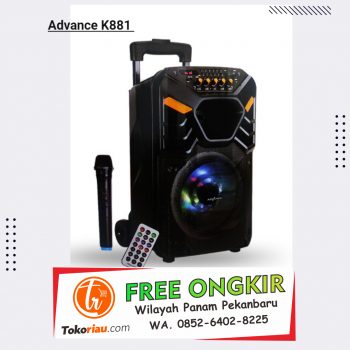 Speaker Bluetooth Advance K881 PA Hi Fi Portable 95- Ponsel Pekanbaru