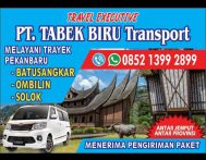 TABEK BIRU Travel Pekanbaru Batusangkar